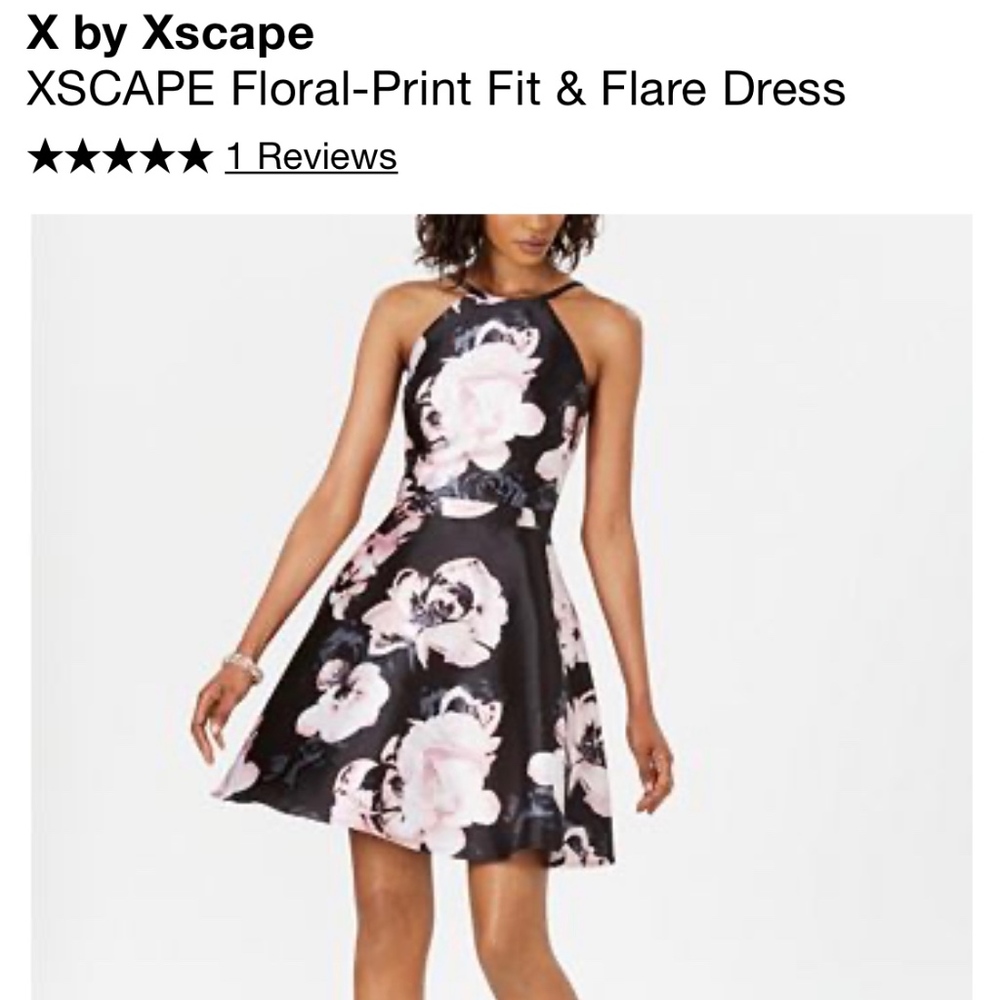 BRAND NEW X BY XSCAPE COCKTAIL DRESS